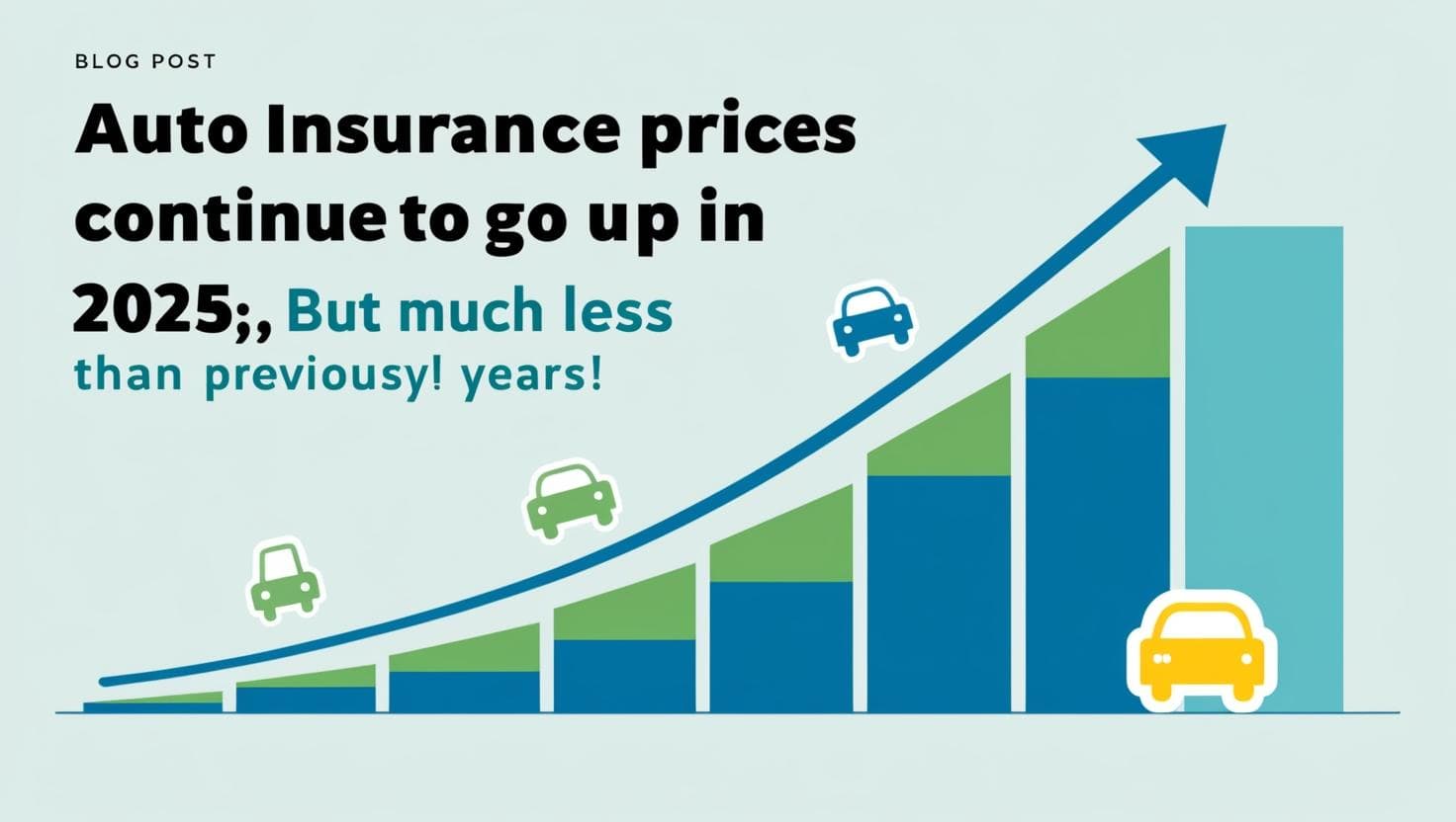 Auto Insurance Prices Should Continue to Go Up in 2025: But Much Less Than Previous Years