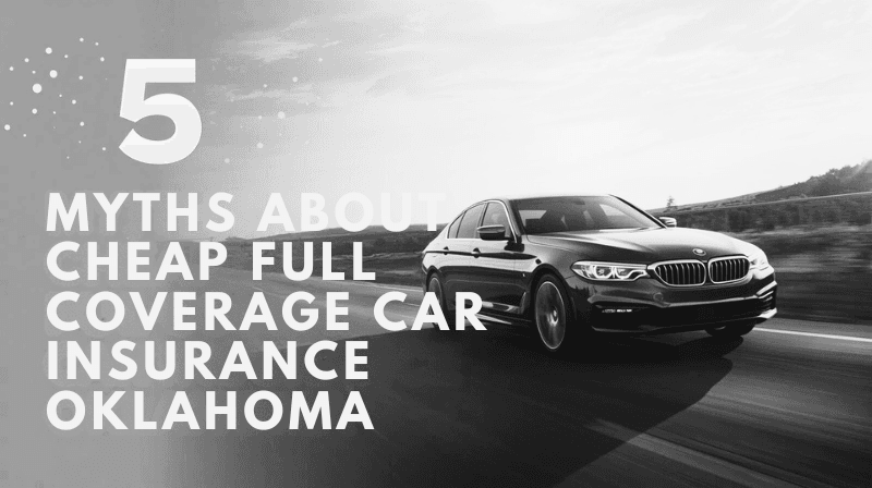 Oklahoma driver reviewing cheap full coverage car insurance options online