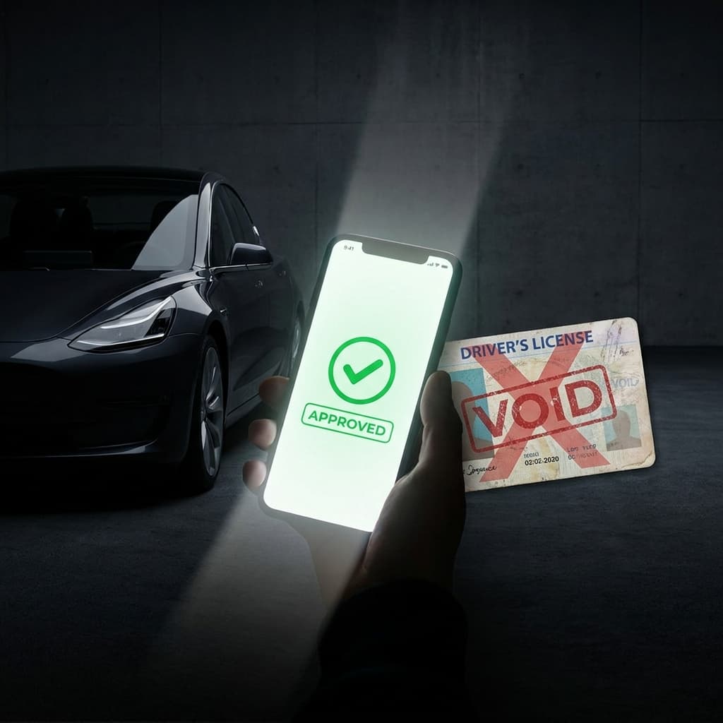 Person reviewing car insurance options without a driver’s license in Oklahoma