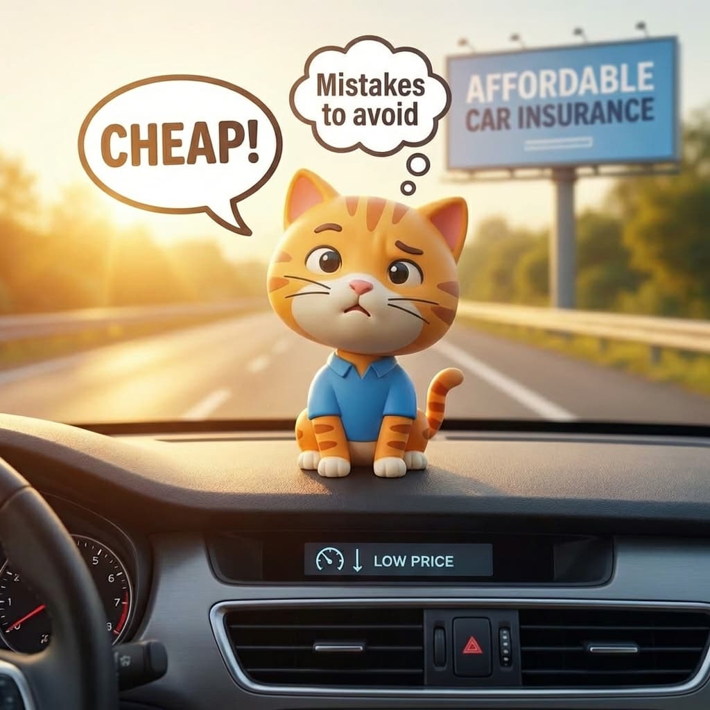 Cheap car insurance mistakes to avoid illustration for Tulsa drivers